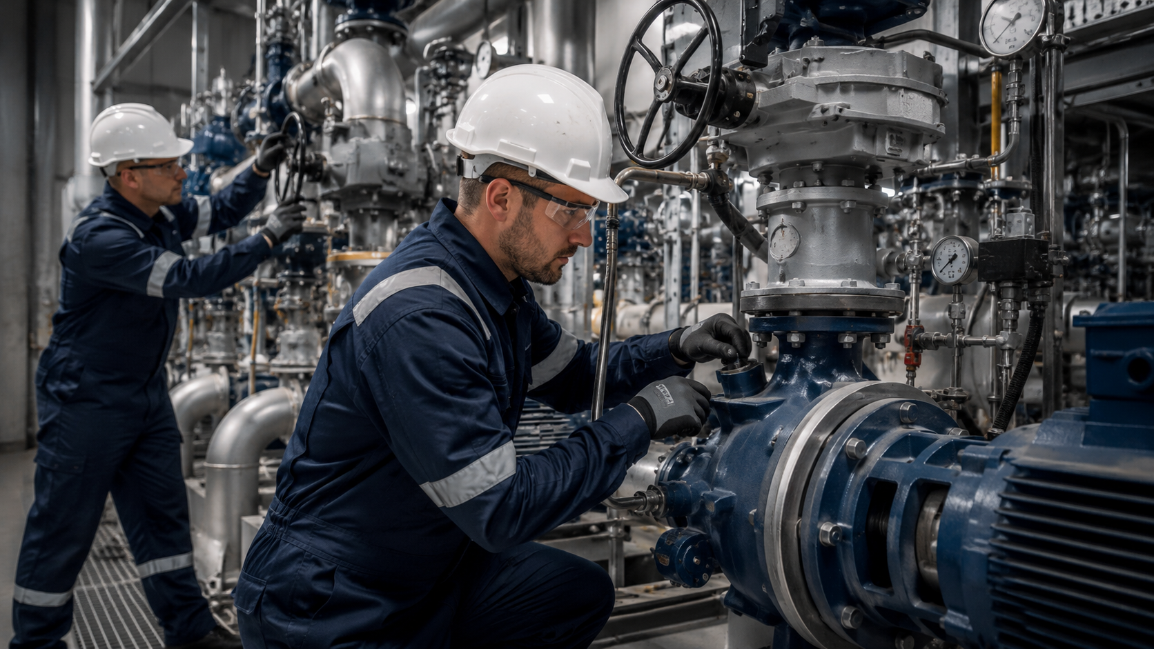Pump and valve maintenance